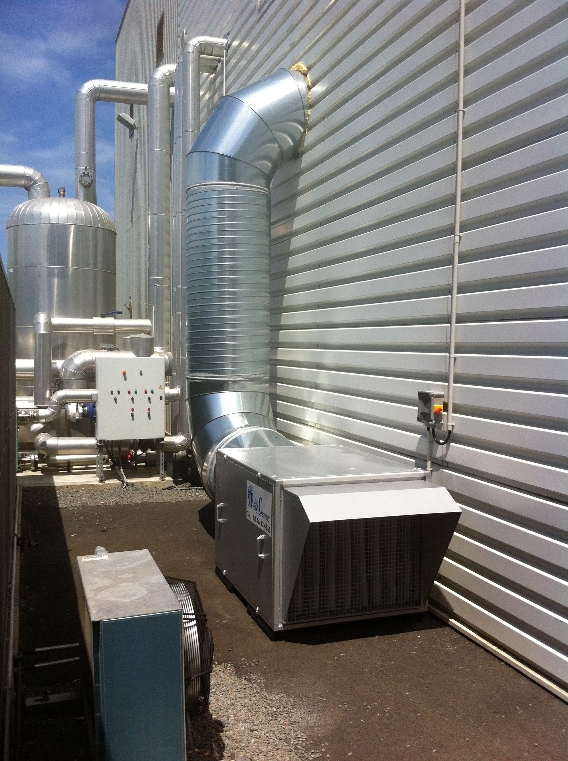 Introduction et extraction d'air SGFroidConcept